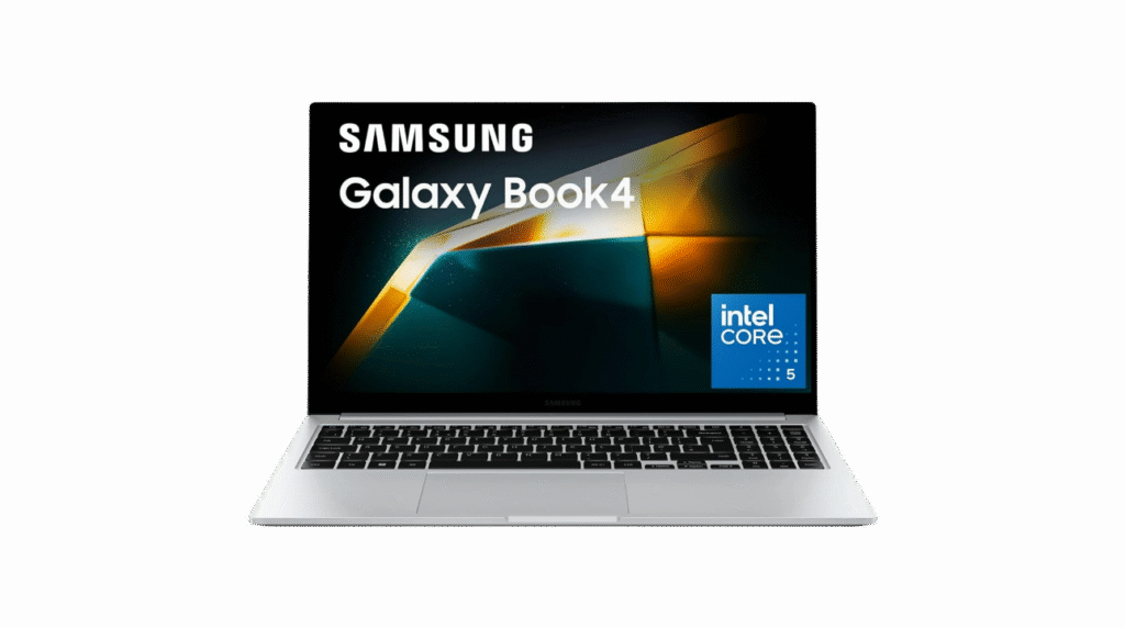“Samsung Galaxy Book 4 – thin and light laptop under 40000 in India”